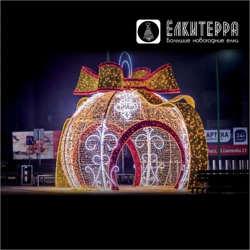 Шар Сказочный световой новогодний